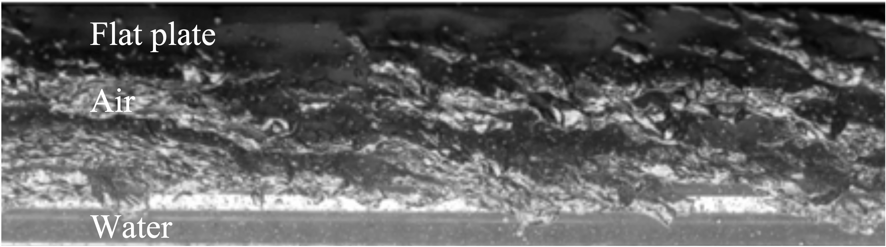 Key figure: turbulent boundary layer interacting with a free surface